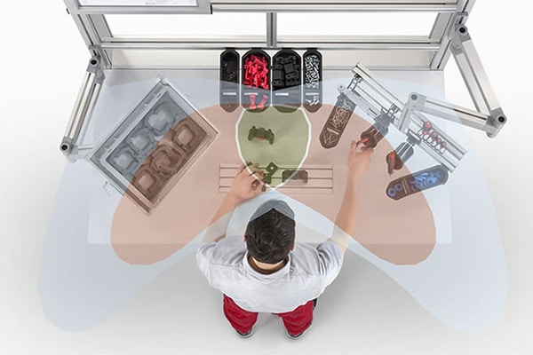 Puesto de trabajo ergonómico