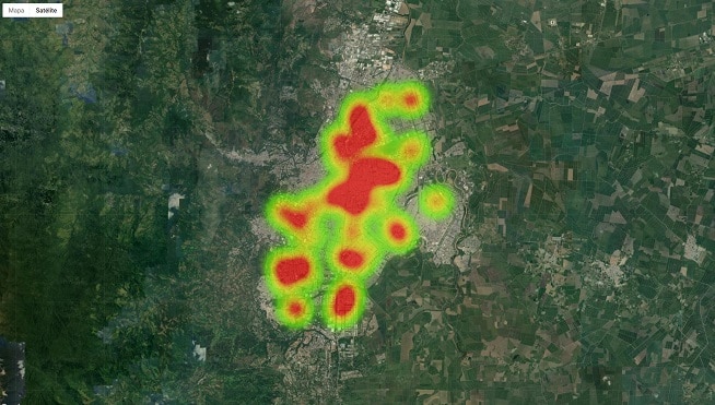 mapas de calor